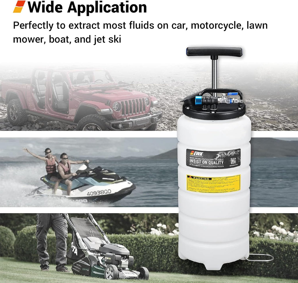 15L Pneumatic/Manual Oil Extractor Pump Q634