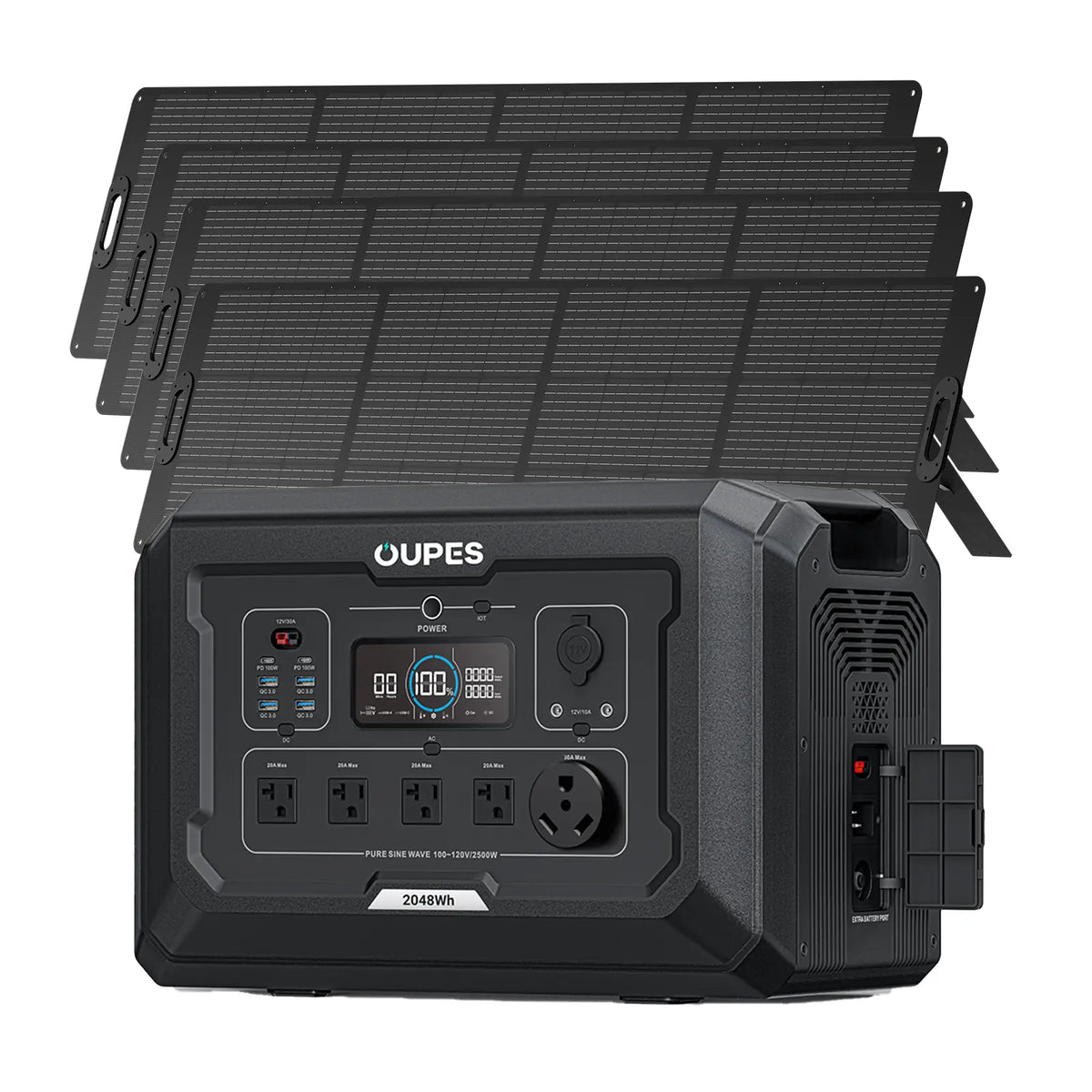 2500W Portable Power Station with 2048Wh Battery B7841