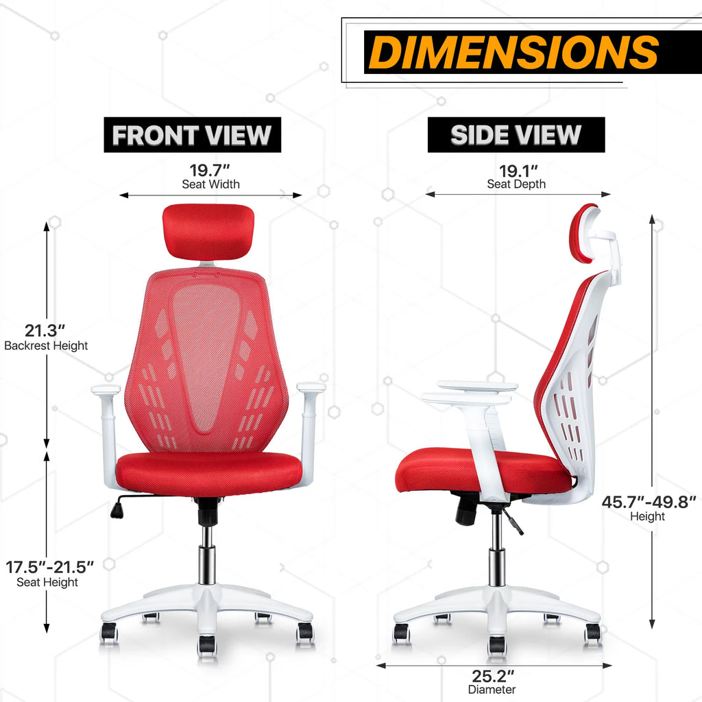 White L Shaped Computer Desk & Chair Set with Monitor Stand X9363