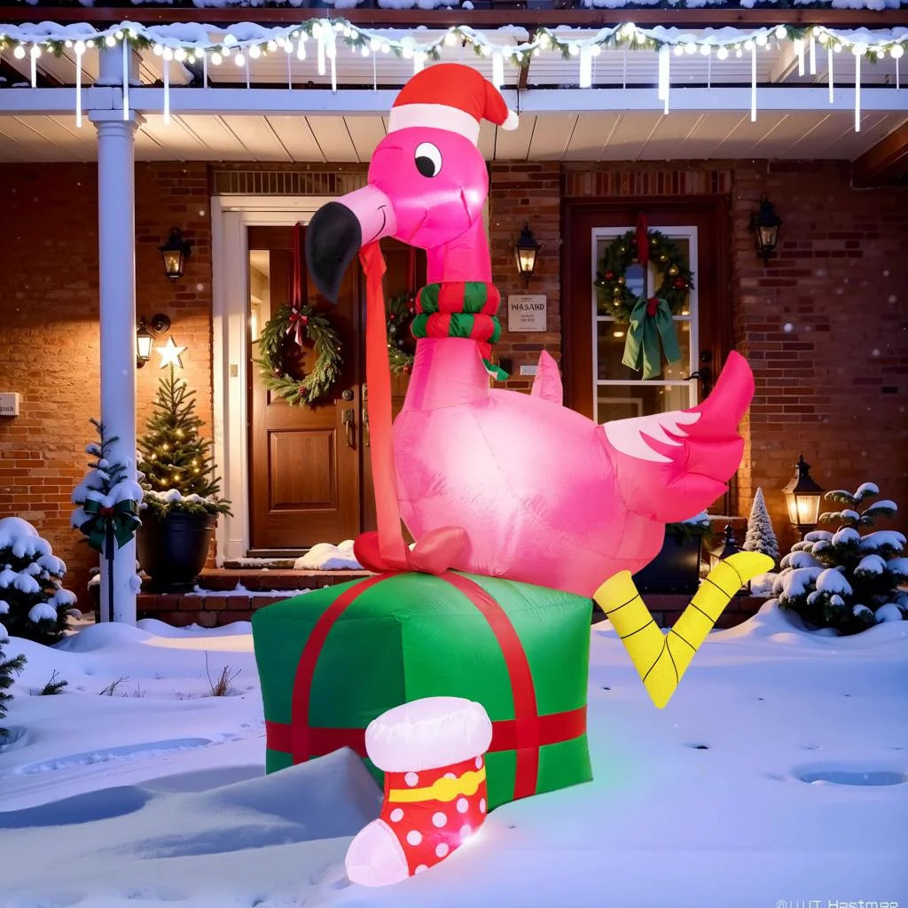 6FT Inflatable Flamingo with Built-in Light G91443