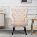 Beige Velvet Accent Chair K847