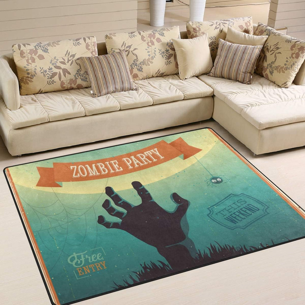 Halloween Zombie Lightweight Carpet Mats Area Rug K67053