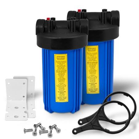 10 inch Big Blue Whole House Water Filtration Housing 2 Pack V93623