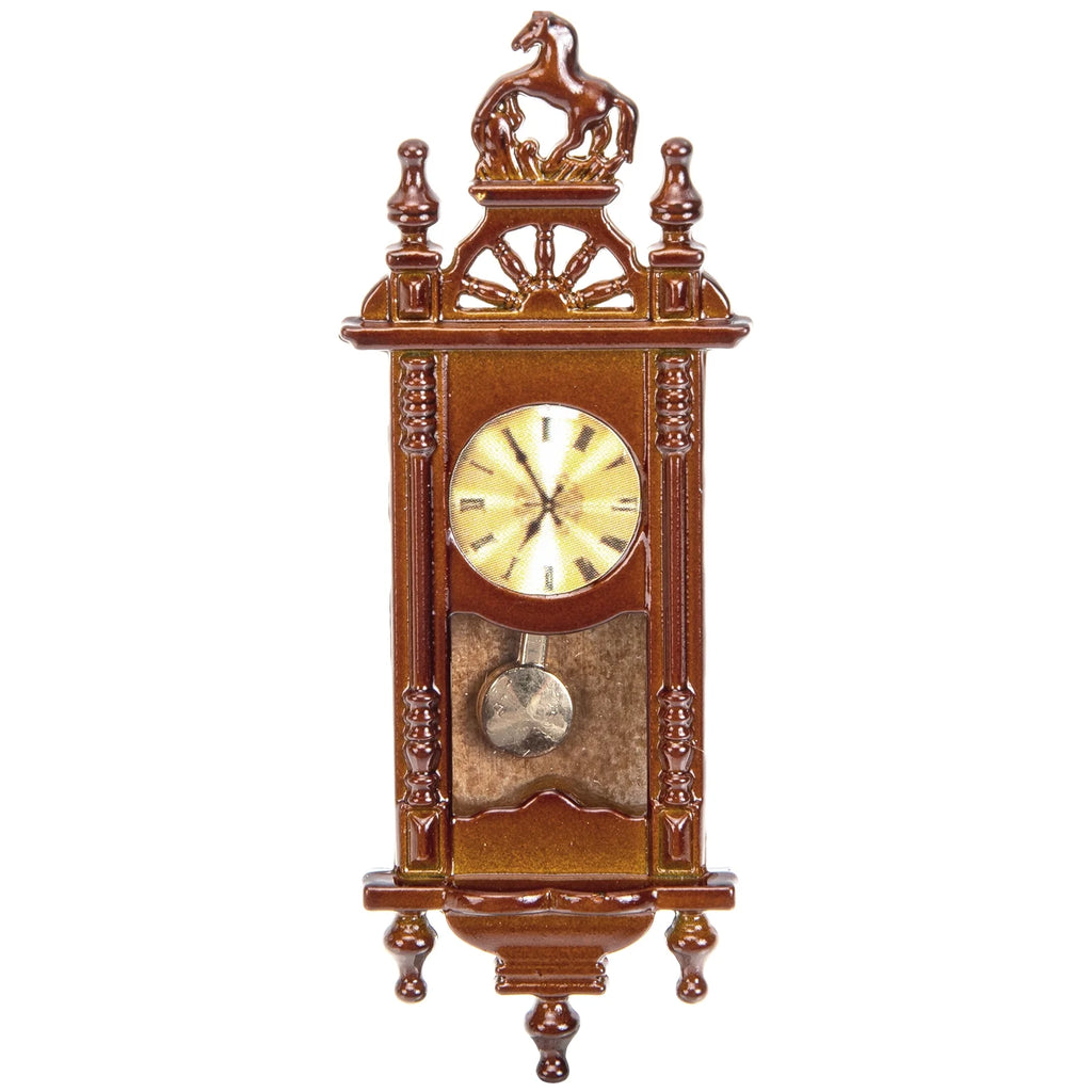 Metal Dollhouse Hanging Clock Toy Doll Furniture V157