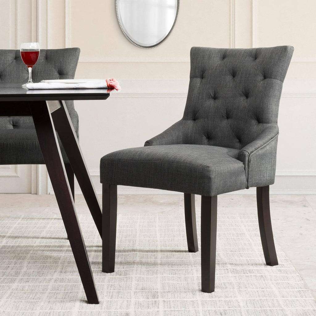 Beige Fabric Accent Chair (Set of 2) H40810