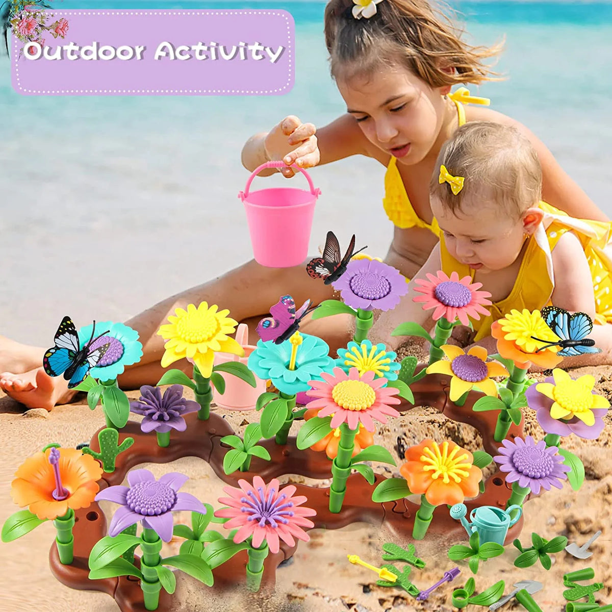 90PCS Flower Garden Building Toys C873523