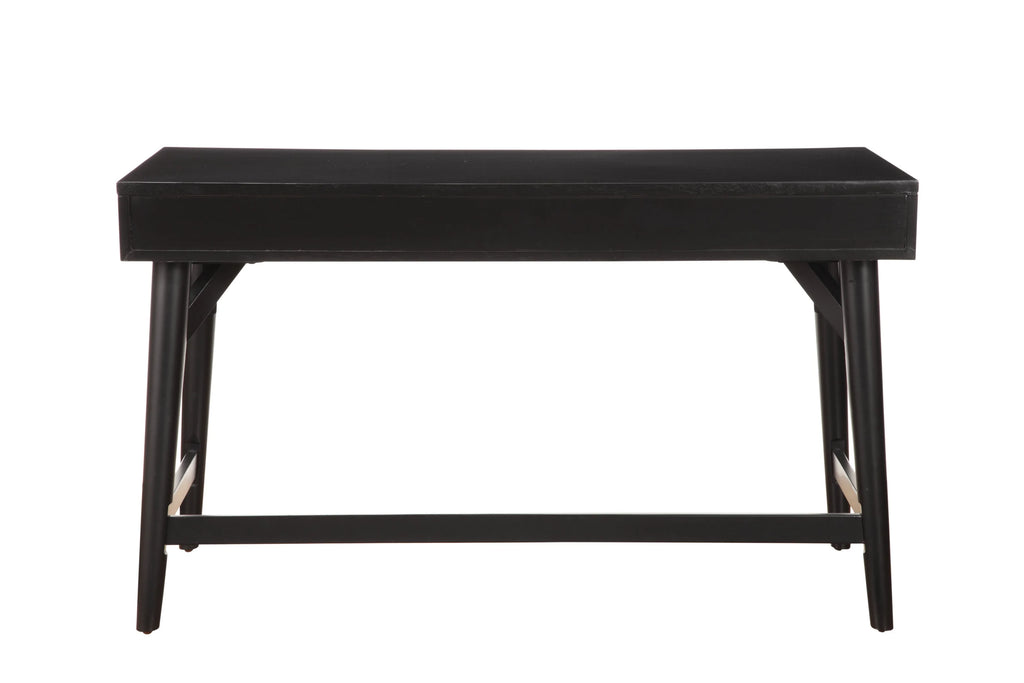 Black 3 Drawer Wood Desk S57232
