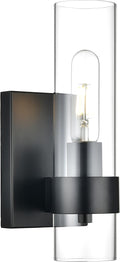 Black Glass Wall Sconce Z8092