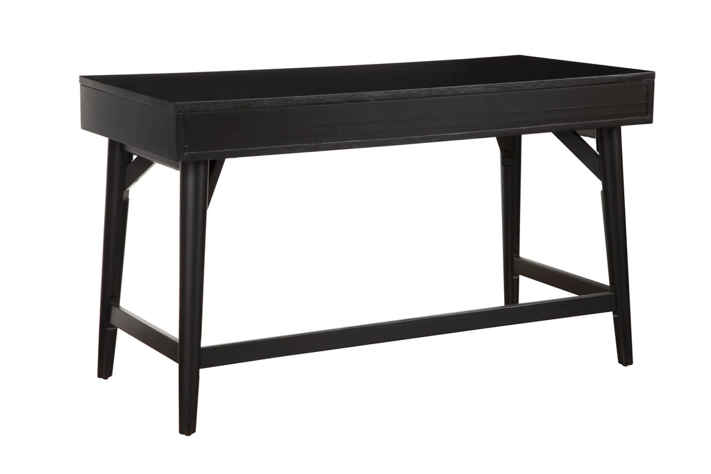 Black 3 Drawer Wood Desk S57232