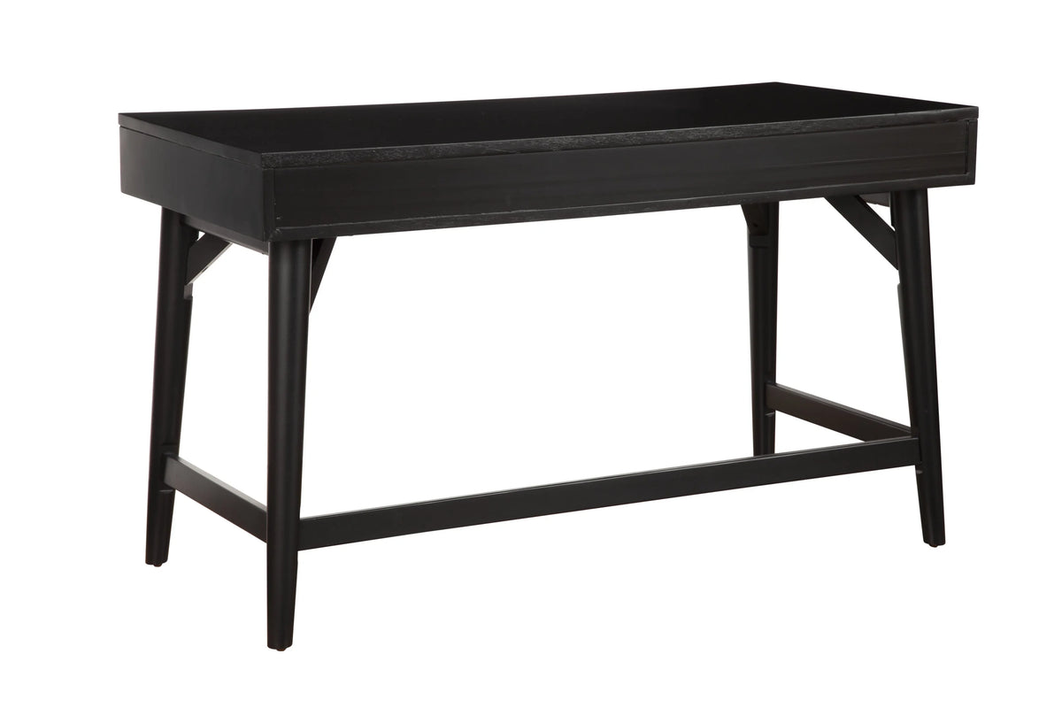 Black 3 Drawer Wood Desk S57232
