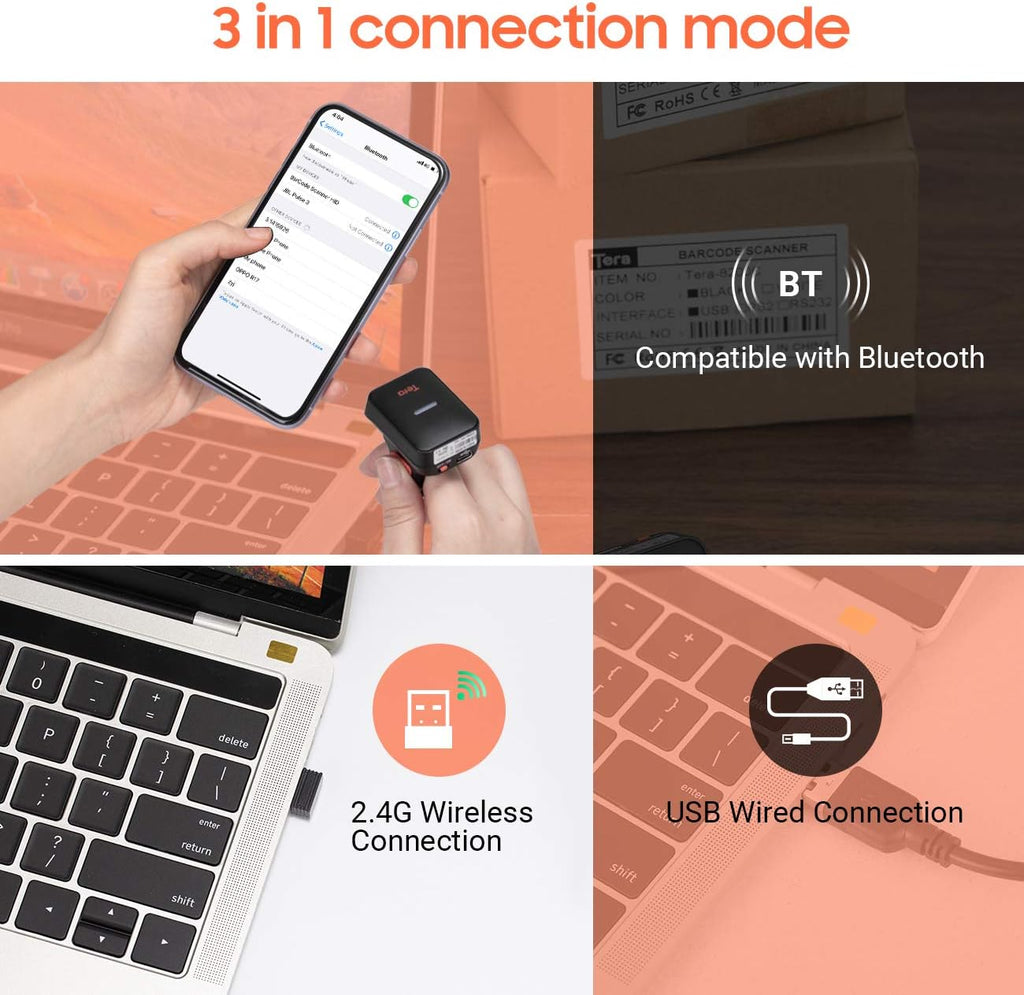 Wireless Bluetooth Barcode Scanner G708050