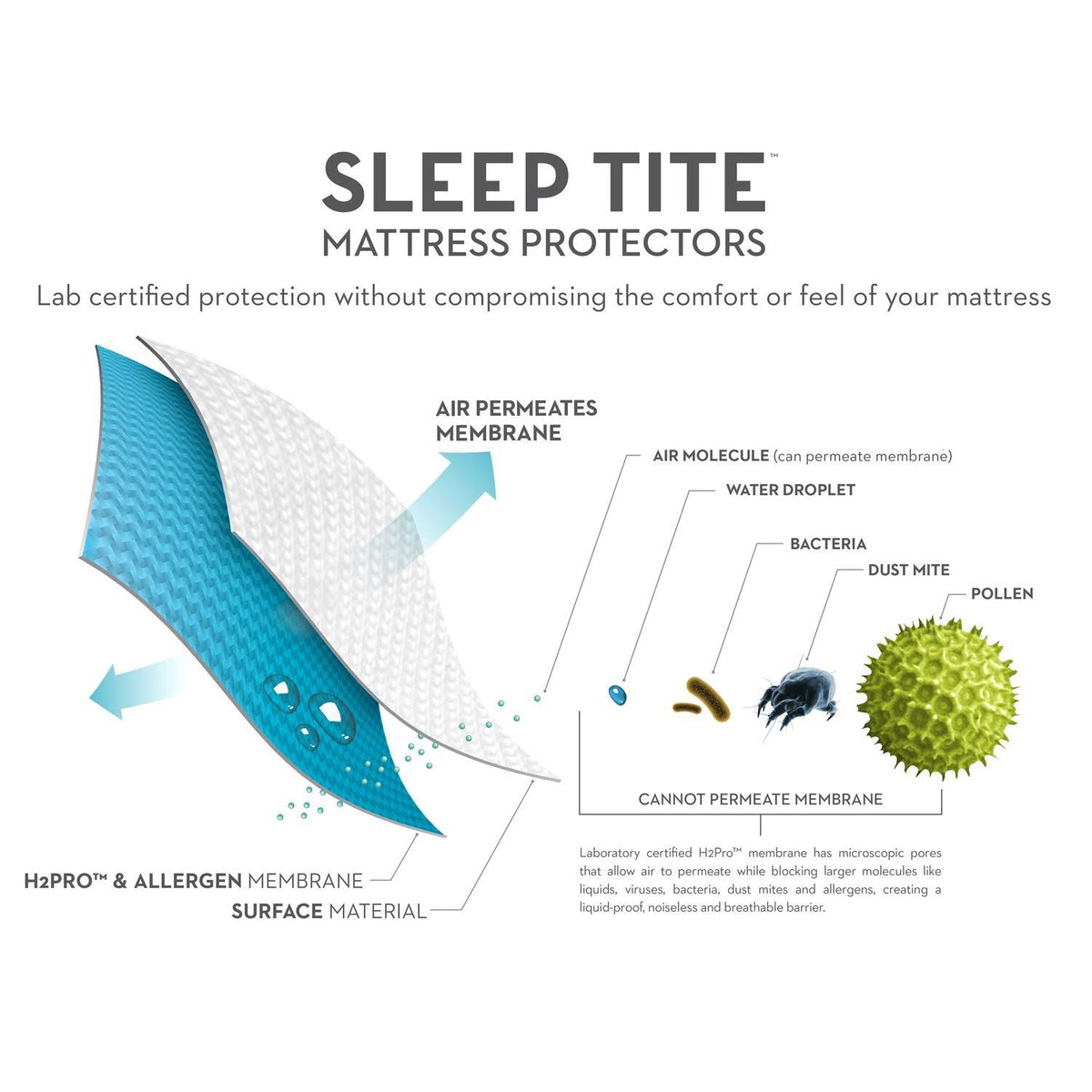 Split King Mattress Protector K4542