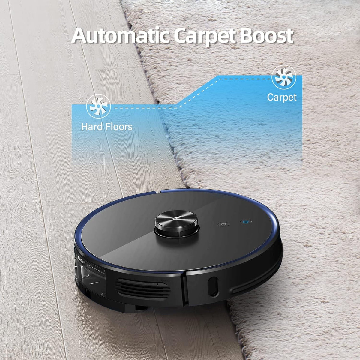 Robot Vacuum Cleaner Self-Emptying 2700Pa 3 in 1 Smart Mapping W238884
