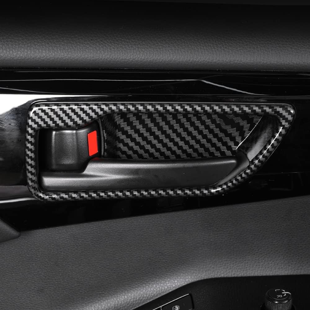 ABS Carbon Fiber Print Inner Door Handle Cover for Toyota Highlander Q829138