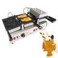 Stainless Steel Taiyaki Maker with Cast Iron Pan H85634