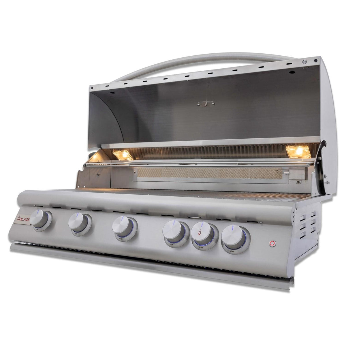 40-Inch 5-Burner Built-In Propane Gas Grill with Rear Infrared Burner W56345