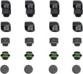20 PCS Silver Chrome G1/4" Plug Fittings Y365190