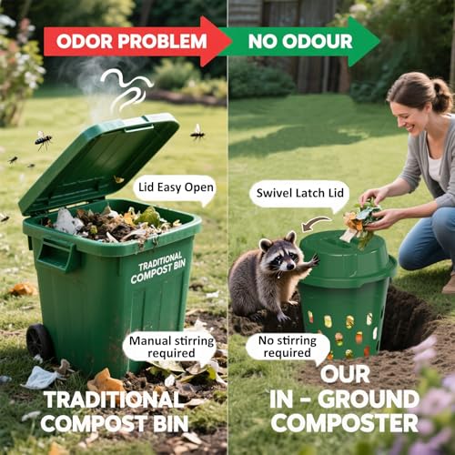 8L Worm Composter Bin with Aeration B190035