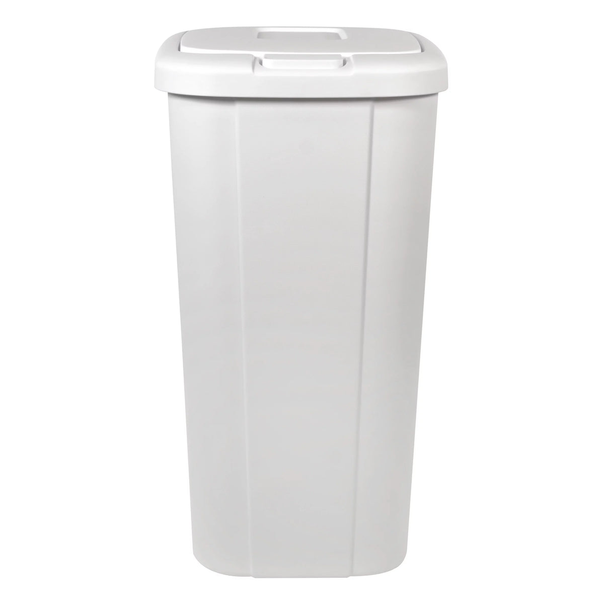 13.3-gal Touch Lid Trash Can, White (2 Pack) V336