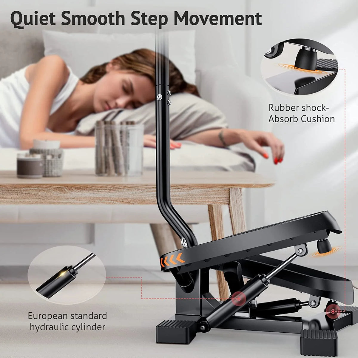 Portable Stair Stepper with Resistance Band Z26690