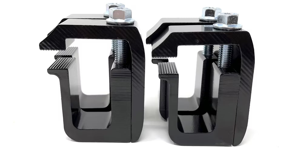 Black Powder Coated Clamp, Set of 4 A605