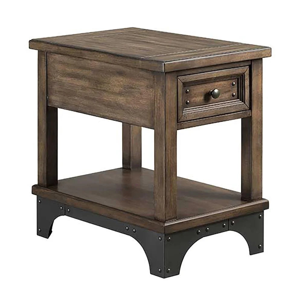 Traditional Wood Chairside Table X44725