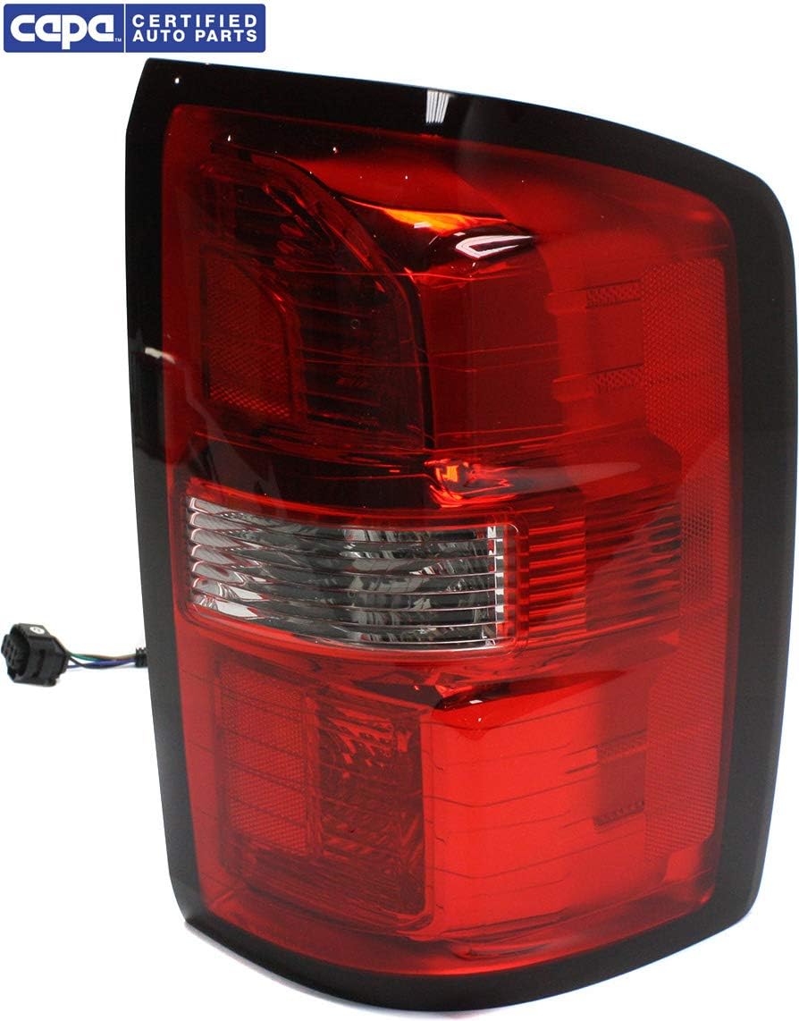 Tail Light Assembly Compatible with 2014-2015 GMC Sierra 1500/2015 GMC Sierra 2500 HD 3500 HD Passenger Side P918220