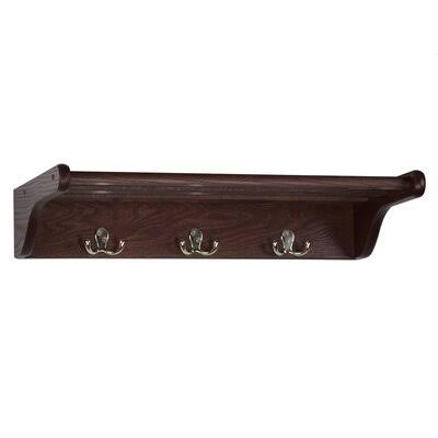 Mahogany Wall Mounted Coat Rack T7701