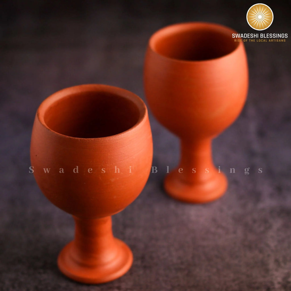 Clay Goblet Set of 2 Tumblers 200ml M1755