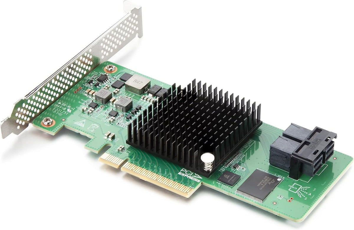 Internal PCI Express SAS/SATA HBA RAID Controller Card, 8-Port 6Gb/s I2768