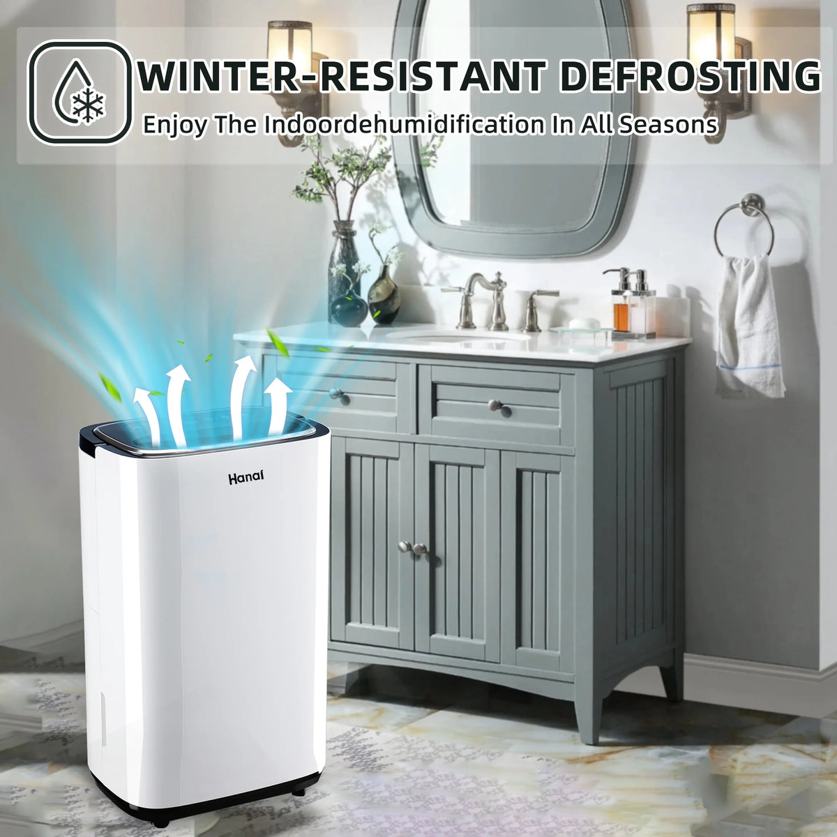 30 Pints Dehumidifier with Drain Hose O41013