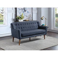 Navy Square Arm Sofa G31885
