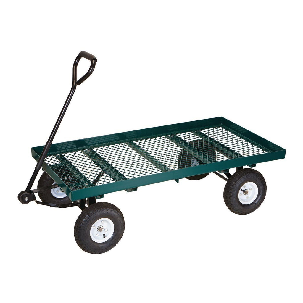1000 lb. Capacity Mesh Deck Steel Wagon X7618