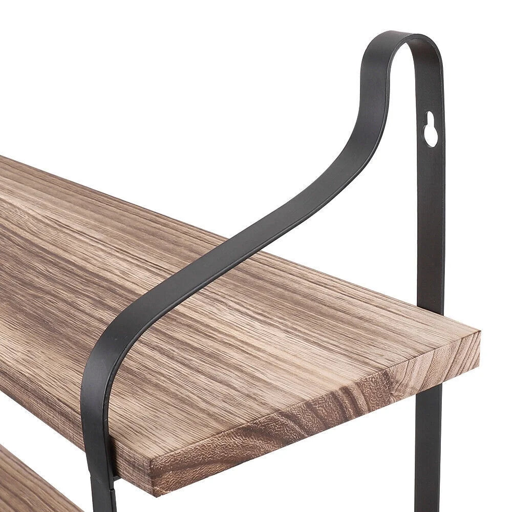 Wooden Floating Shelves 2 Tier Z399291