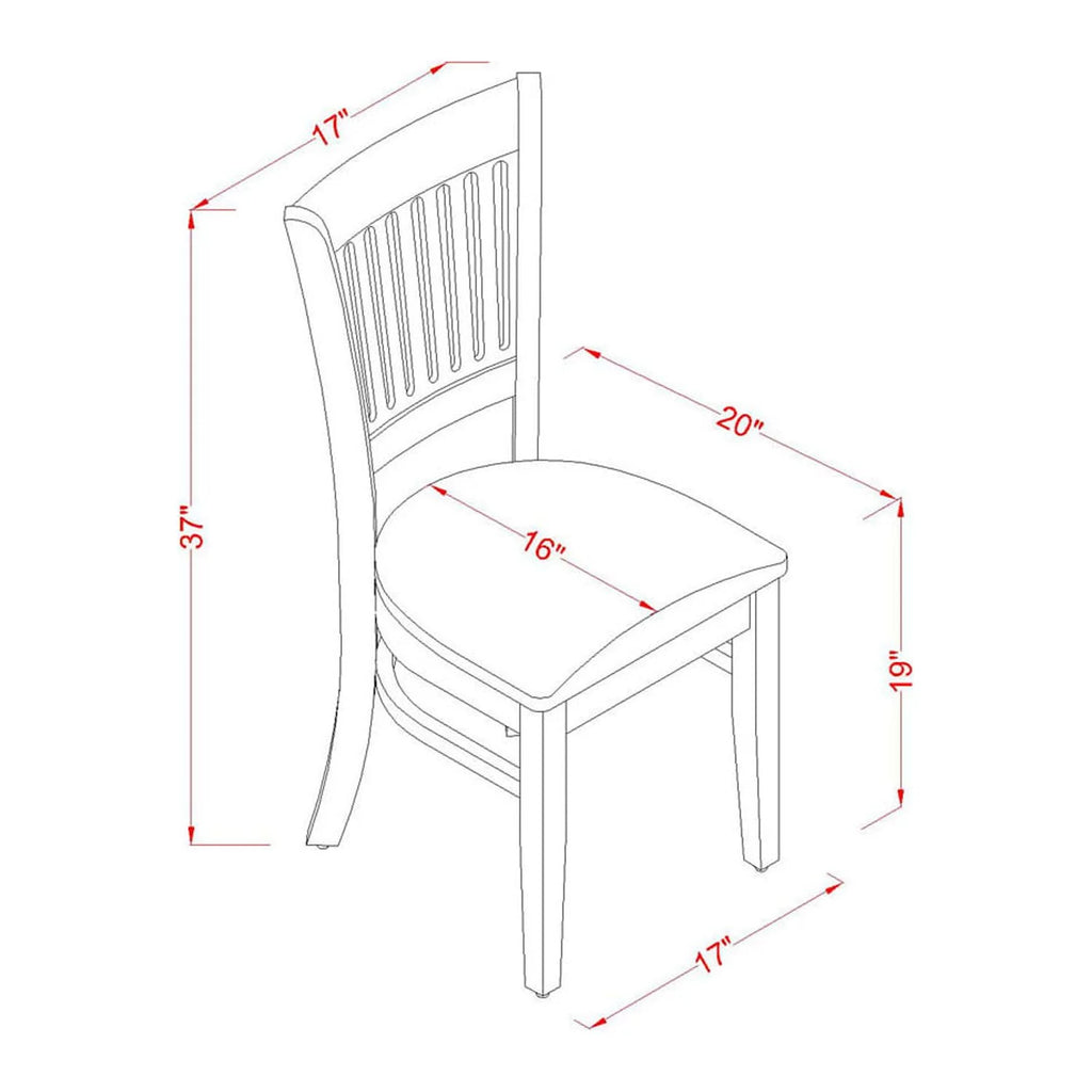 Small Kitchen Table & 4 Dining Chairs Oak D517650