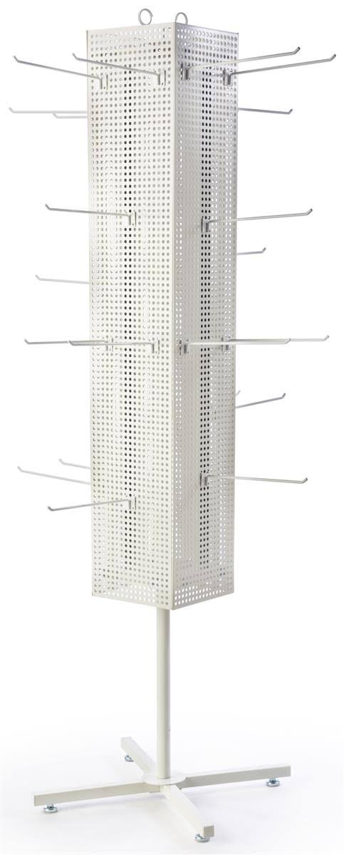 White Steel Wire Peg Hooks T96920
