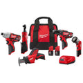 12V Lithium-Ion Cordless 5-Tool Combo Kit with Batteries, Charger & Tool Bag E116