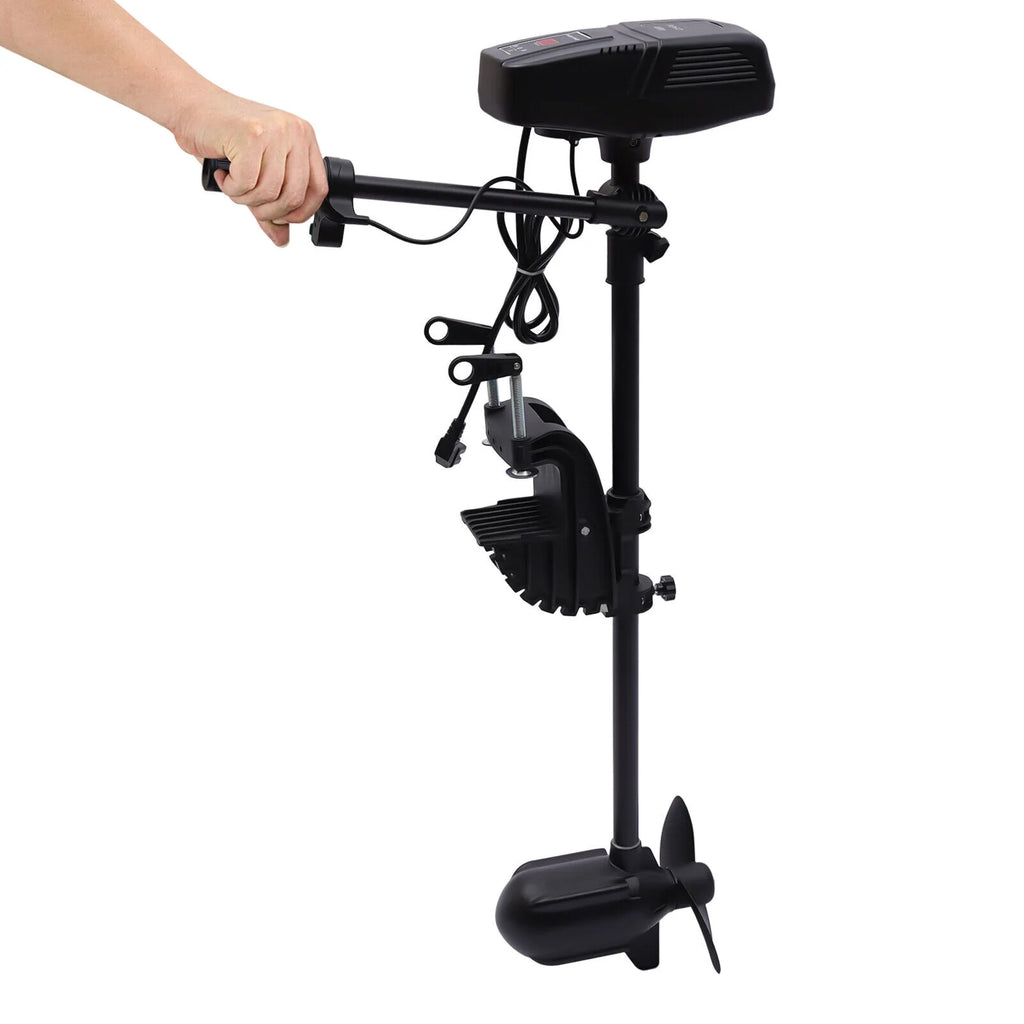 Black Electric Outboard Engine Motor V608