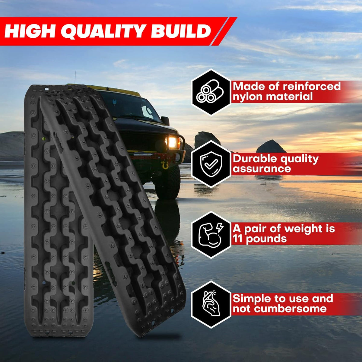 4X4 Recovery Traction Boards Pack of 2 J29246