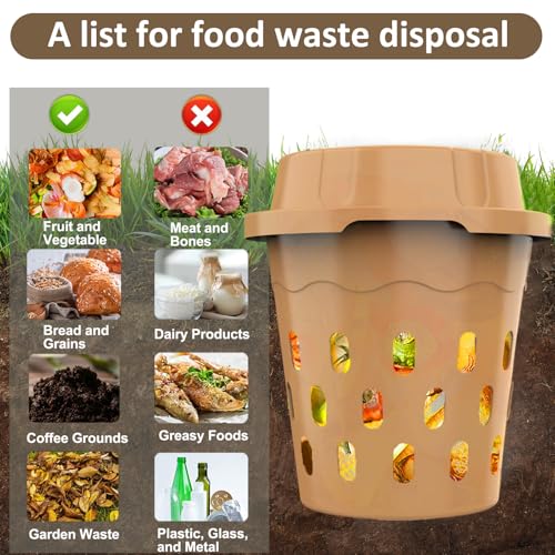 8L Worm Composter Bin with Aeration B190035