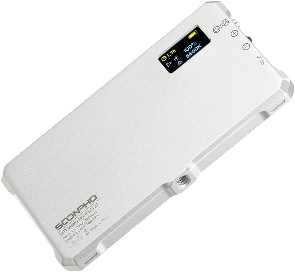 Portable LED Video Light with Rechargeable Battery K427314