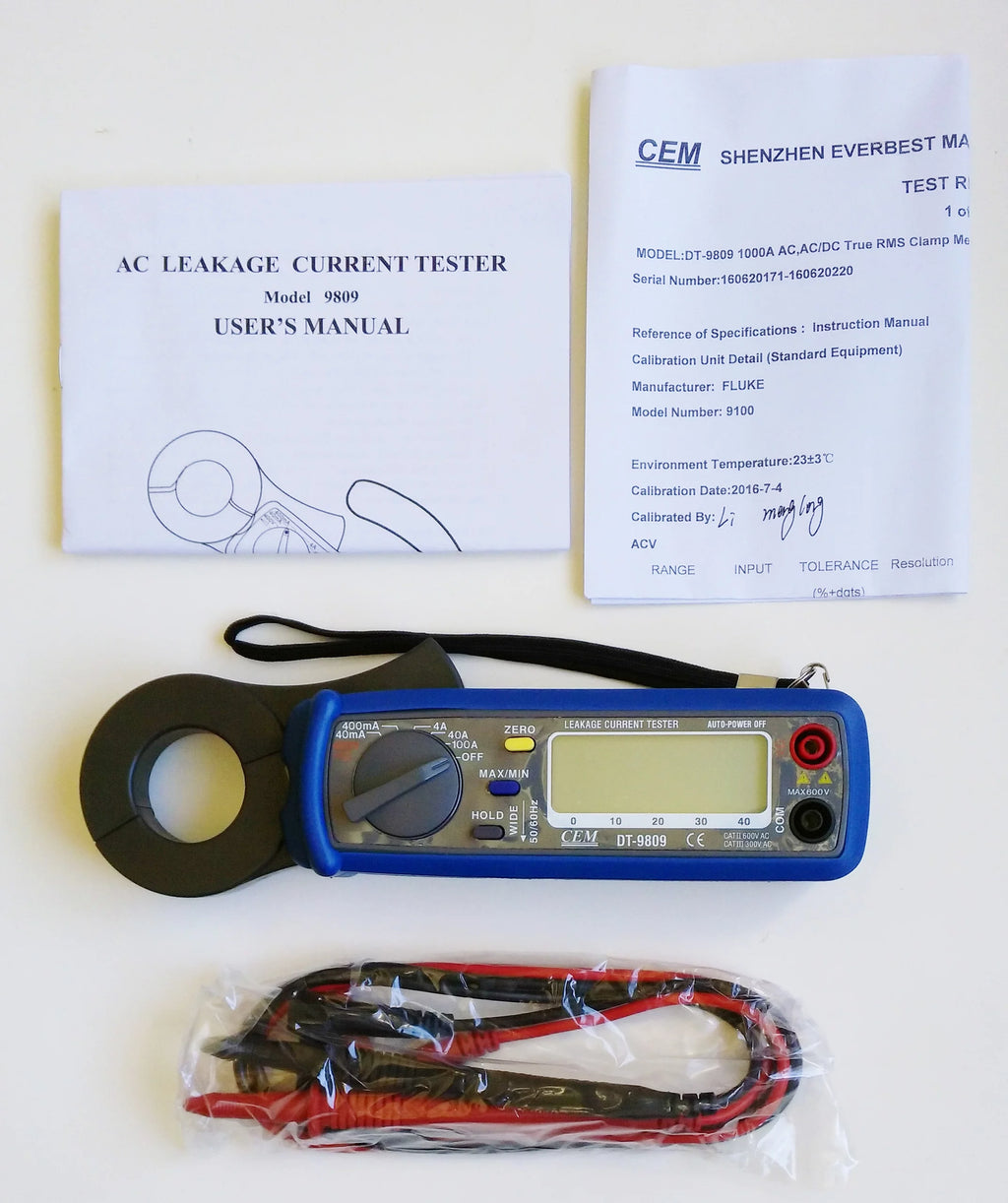 AC Leakage Current Tester Voltage Meter Q29078
