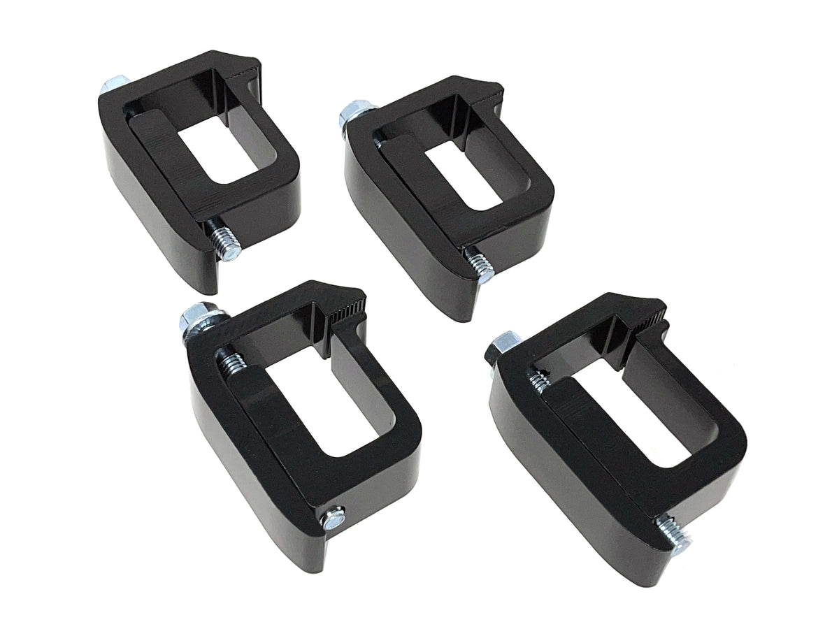 Black Powder Coated Clamp, Set of 4 A605