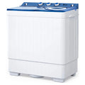 Semi-automatic Twin Tub Washing Machine, 26Lbs, White&Blue B94302