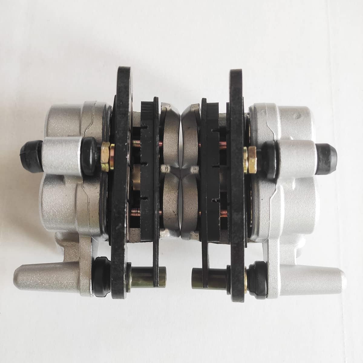 Front Left Right Brake Caliper with Pads, Mounting Bracket Pack of 2 D45664