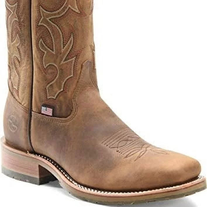 11 Inch Steel Toe Wide Square Roper Boots B534992
