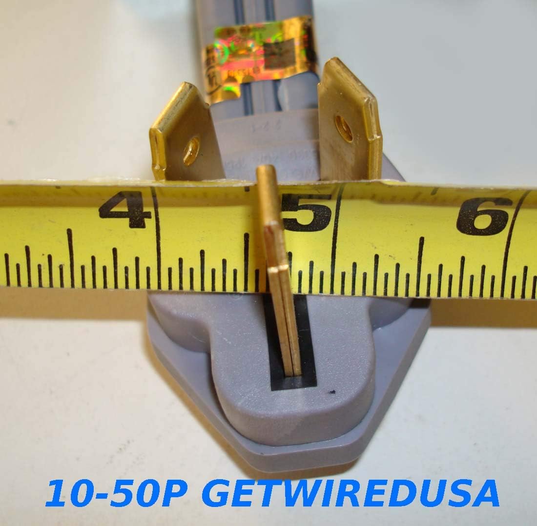 10-50P 3-Pin Male 220/250V 50A Plug To 14-50R Female 4-Prong Receptacle Adapter I578