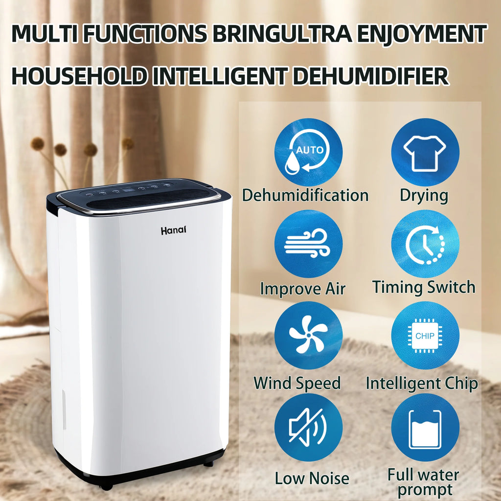 30 Pints Dehumidifier with Drain Hose O41013