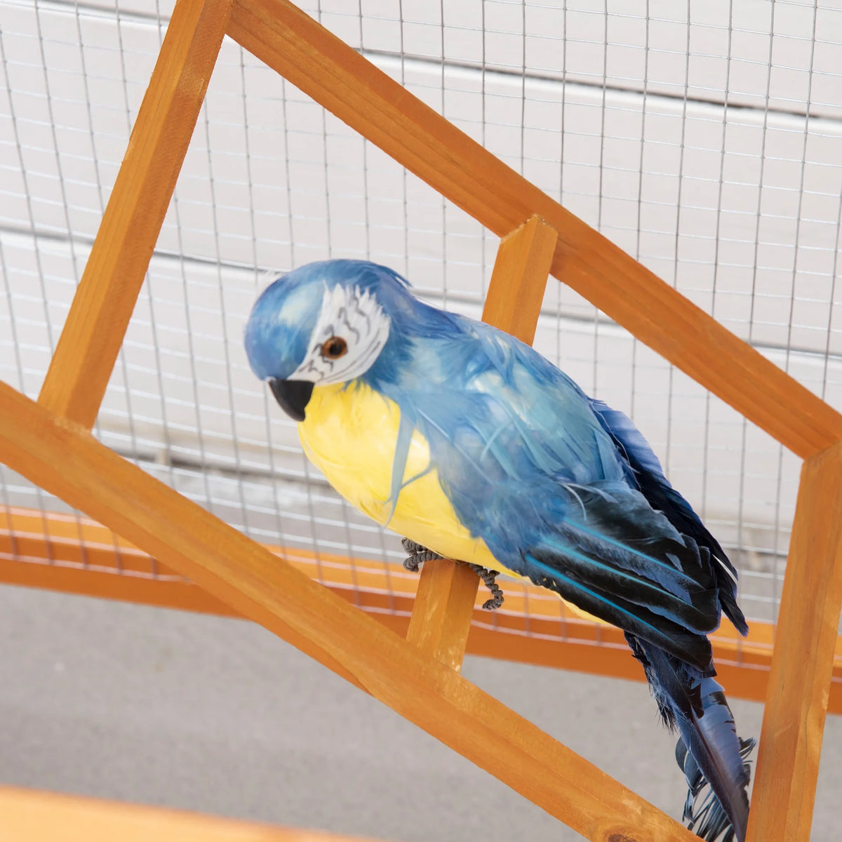 65" Large Wooden Outdoor Bird Cage with 2 Doors H879331