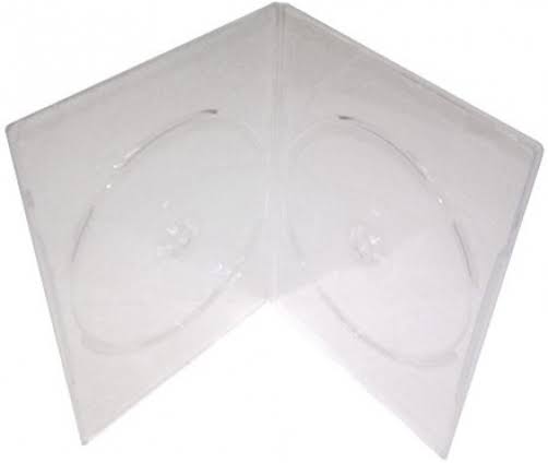 2000 Clear Double DVD Cases 7mm S87307